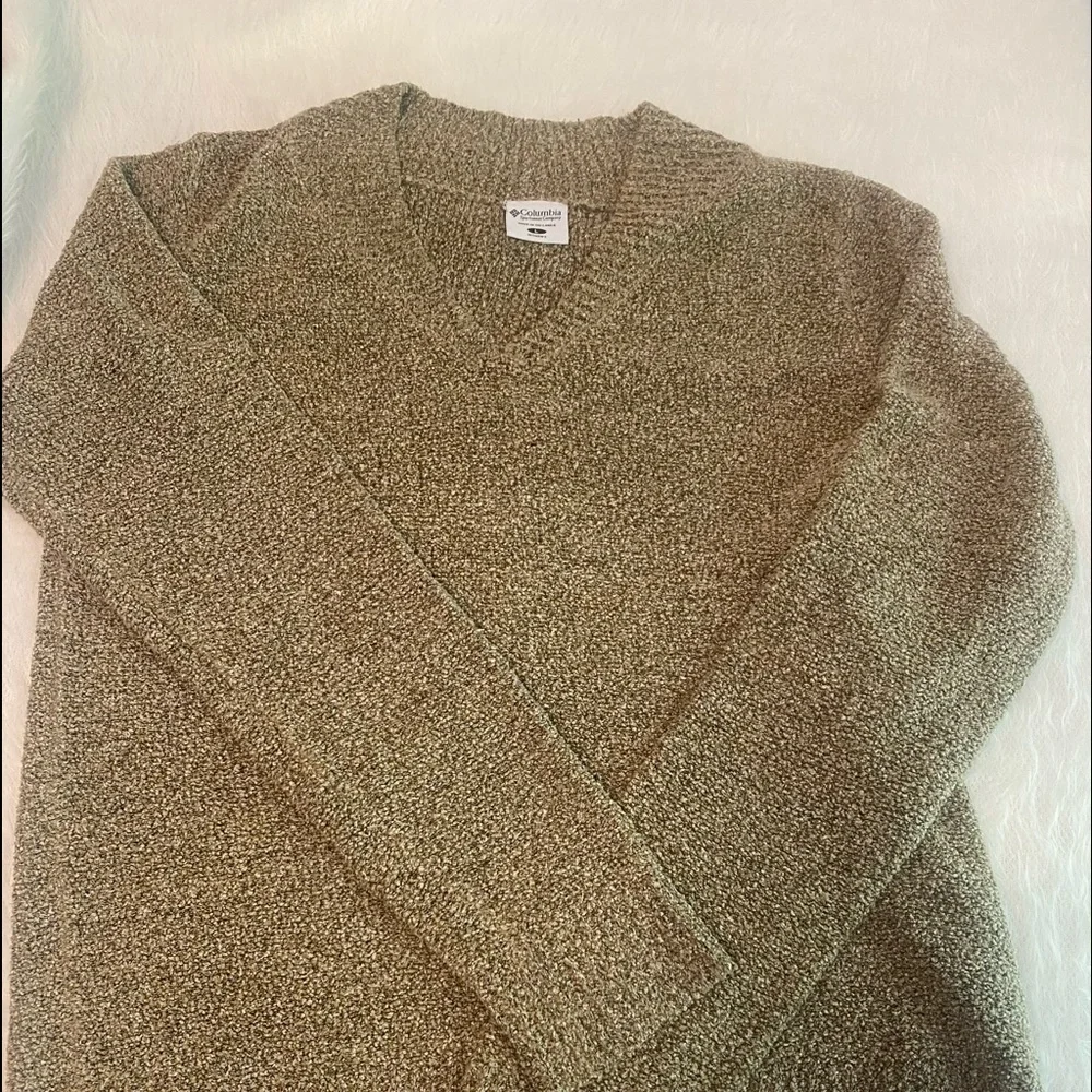 Sweater tan, Columbia size L - Picture 1 of 4